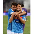 Italy TIM Cup 2014 final Fiorentina vs Napoli Sleeve Soccer Patch / Badge 