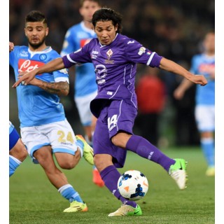 Italy TIM Cup 2014 final Fiorentina vs Napoli Sleeve Soccer Patch / Badge 