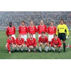 UEFA Super Cup 1999 Final Sleeve Soccer Patch / Badge