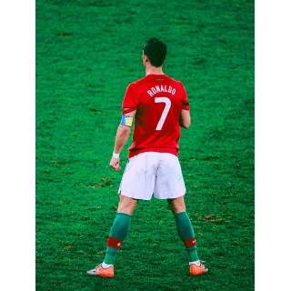 Portugal 2010 C. Ronaldo #7 World Cup Homekit Nameset Printing