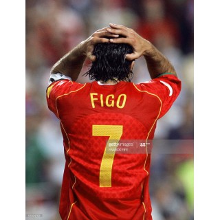 Portugal 2004 Figo #7 EURO Homekit Nameset Printing