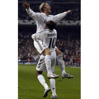 Real Madrid 2005-2006 Beckham #23 Homekit Nameset Printing 