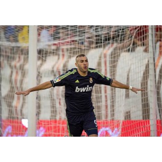 Real Madrid 2012-2013 Benzema #9 Away/3rd Awaykit Nameset Printing