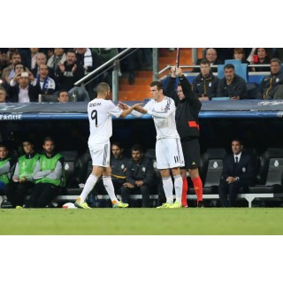 Real Madrid 2013-2014 Benzema #9 Home/Awaykit Nameset Printing