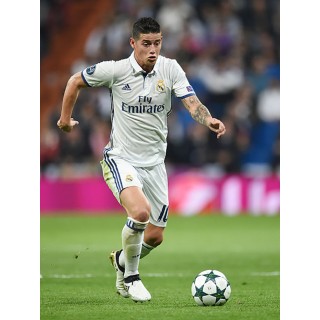 Real Madrid 2016-2017 James #10 Homekit Nameset Printing