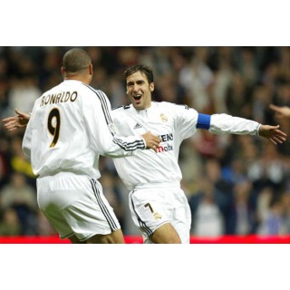 Real Madrid 2003-2005 Raul #7 Homekit Nameset Printing 