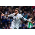 Real Madrid 2016-2017 Sergio Ramos #4 Homekit Nameset Printing