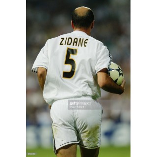 Real Madrid 2003-2005 Zidane #5 Champions League Homekit Nameset Printing
