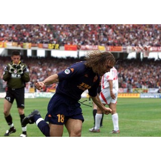 Roma 2000-2001 Batistuta #18 3rd Awaykit Nameset Printing