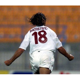 Roma 2001-2002 Batistuta #18 Awaykit Nameset Printing 