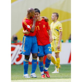 Spain 2006 David Villa #21 World Cup Homekit Nameset Printing 