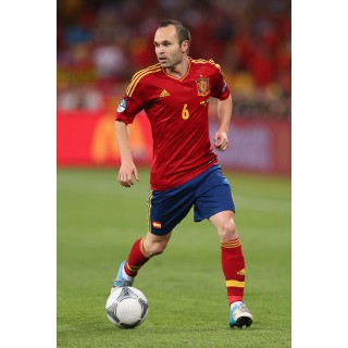 Spain 2012 A.Iniesta #6 EURO Homekit Nameset Printing