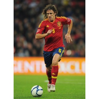 Spain 2012 Puyol #5 EURO Homekit Nameset Printing