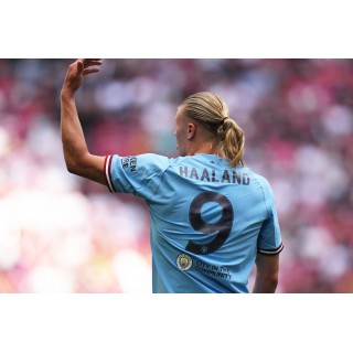 Manchester City 2022-2025 City in the Community Home/Fourthkit Soccer Sponsor