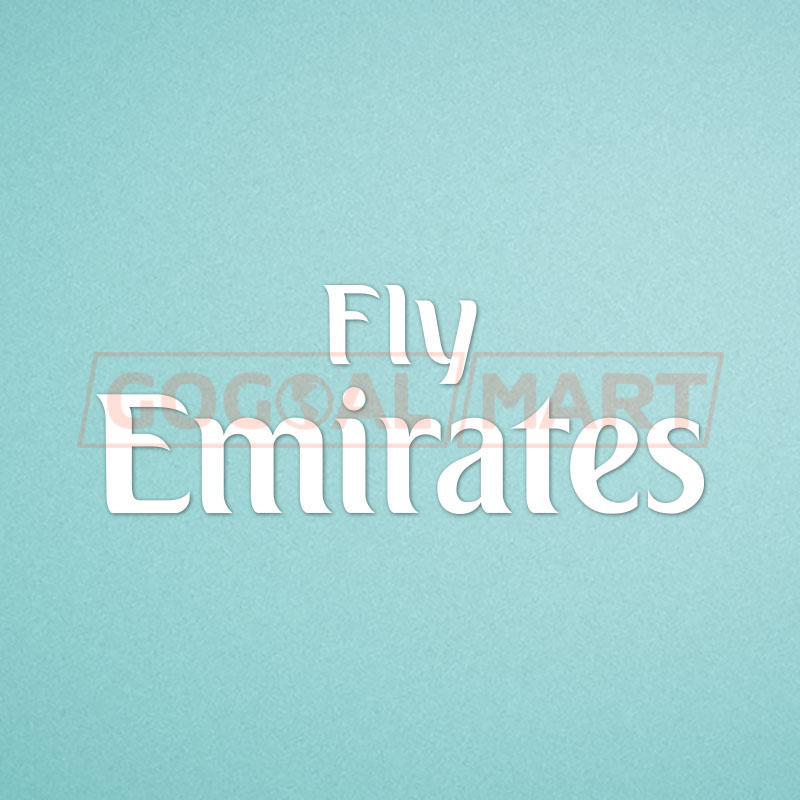 Real Madrid 2014-2017 Fly Emirate (League Version) Soccer Sponsor