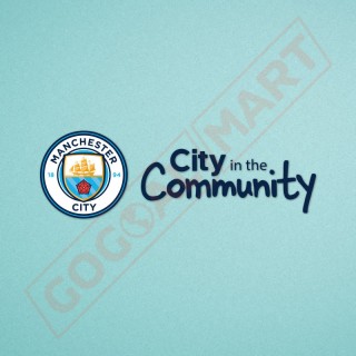 Manchester City 2022-2025 City in the Community Home/Fourthkit Soccer Sponsor